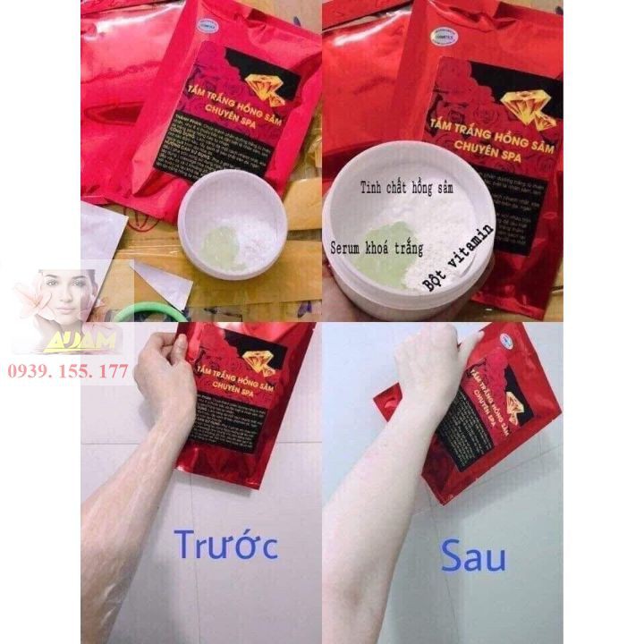 TẮM TRẮNG HỒNG SÂM