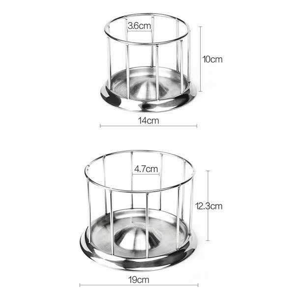 Khay đựng thức ăn cho rùa inox