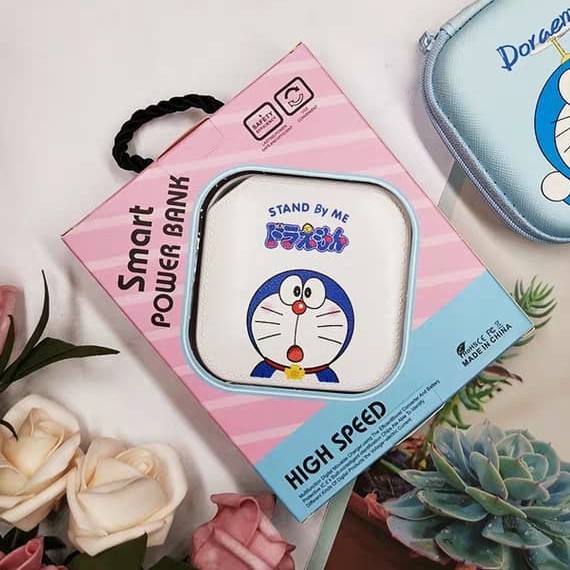 Sạc Dự Phòng Cute - Doremon - Hello Kitty
