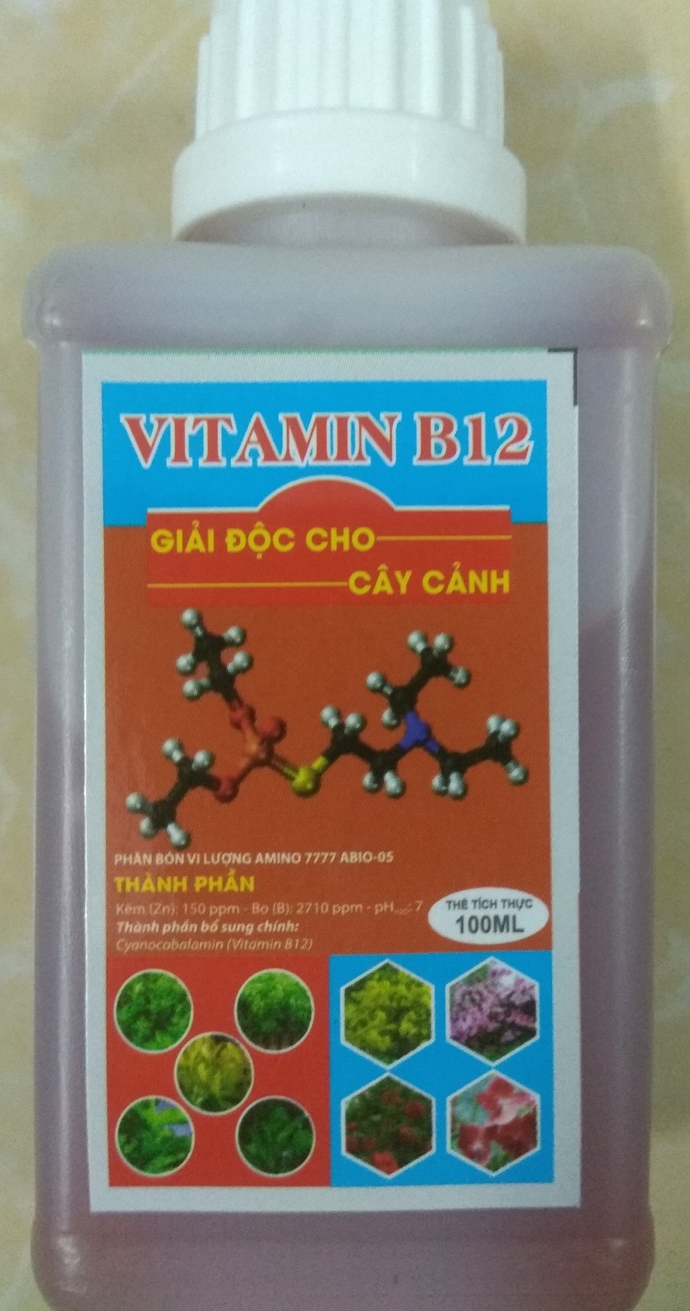 Phân bón vi lượng vitamin b12 - chai 100ml