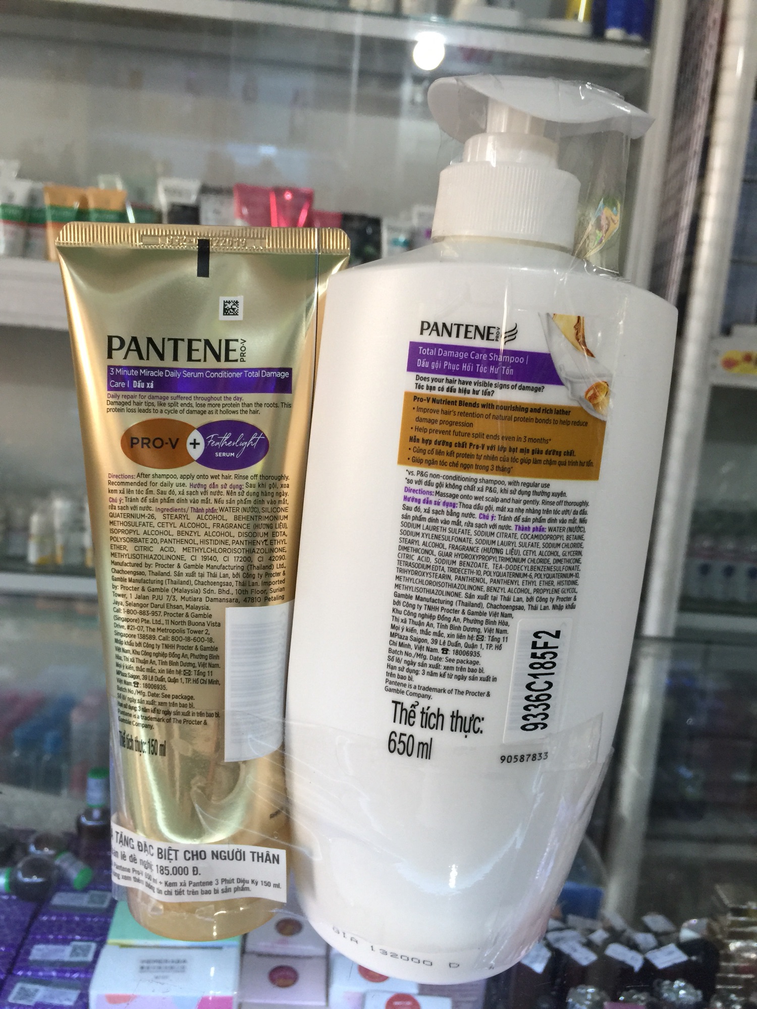 Dầu gội pantene phục hồi hư tổn 650ml