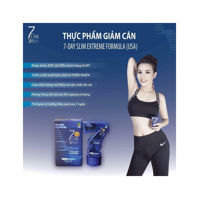 7 Day Slim - Giảm cân chuẩn Mỹ check code điện tử trên website