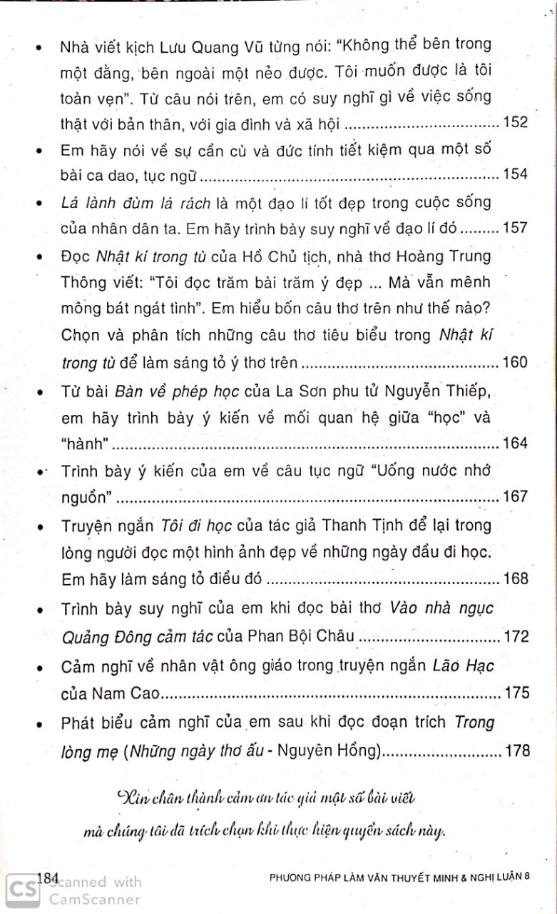 [HCM]Phương pháp làm văn thuyết minh và nghị luận 8
