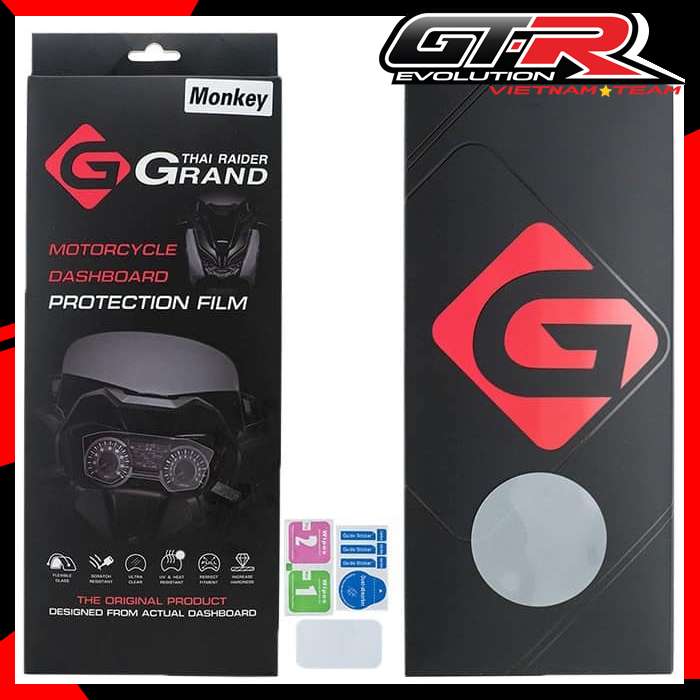 [Chính hãng] Miếng dán mặt đồng hồ GRAND THAI RAIDER MONKEY-125