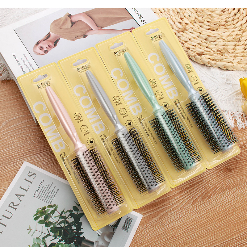 Lược tròn tạo kiểu trang điểm làm phồng tóc thời trang