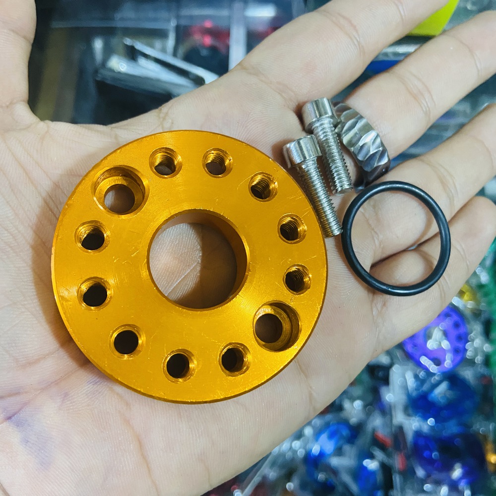 [CHẾ HÒA KHÍ] Bộ thớt xoay co xăng, độ co xăng xoay theo ý muốn (màu vàng)