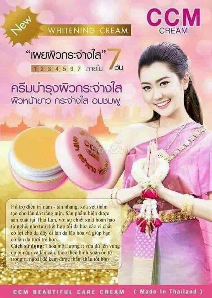 Kem giảm nám tàn nhang CCM CREAM nội địa