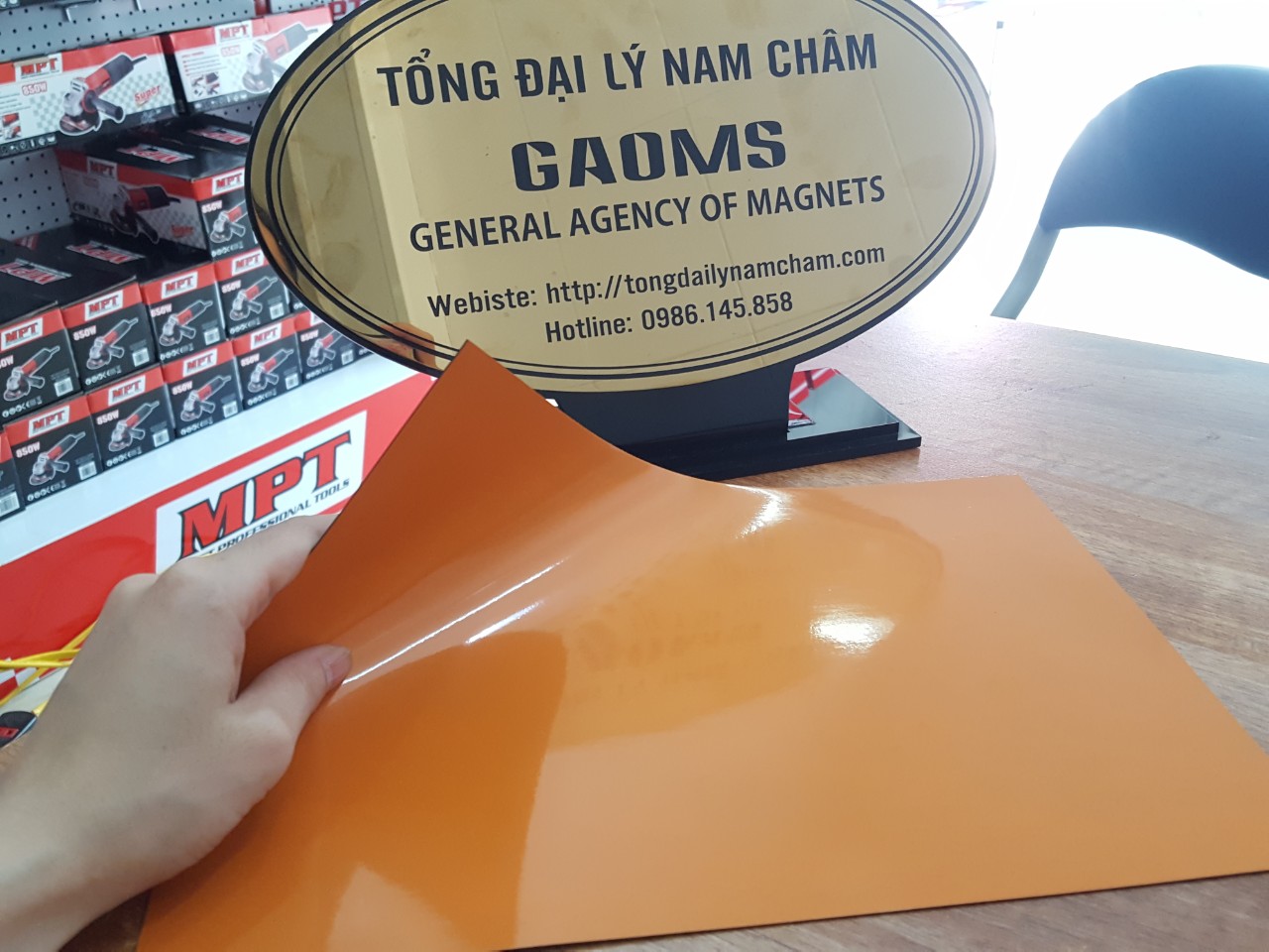 Tấm nam châm dẻo A4 các màu ( giá 1 tấm )