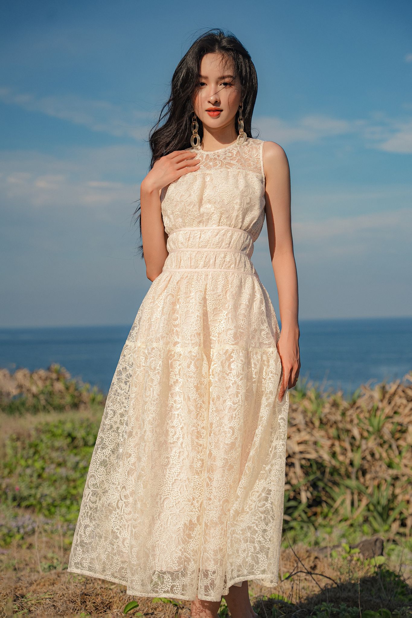 OLV - Đầm Floral Lace Dress