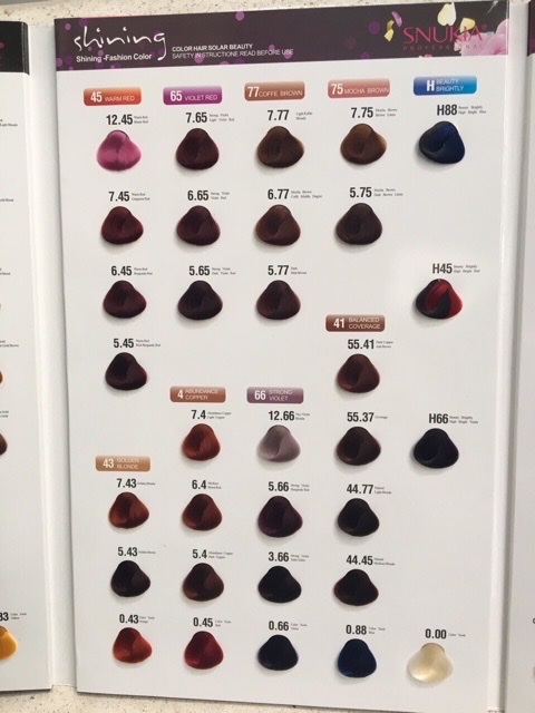 [Hcm] (Free Dye-Enhancing Oxygen) Snukia Red Brown Hair Dye 100ml