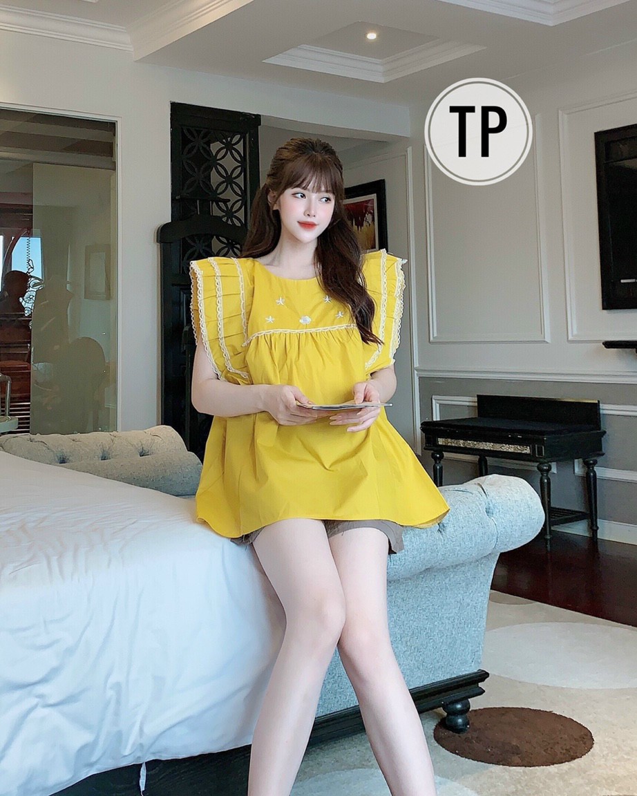 [FREESHIPMAX] Áo  bầu hè cánh tiên siêu hot,chất mềm nhẹ