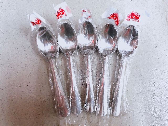 Bộ 10 Cái Muỗm Thìa Ăn Cơm Inox