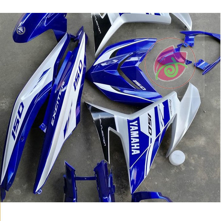 3973 Combo Sơn xịt Samurai Màu Xanh GP Yamaha Exciter Y3973