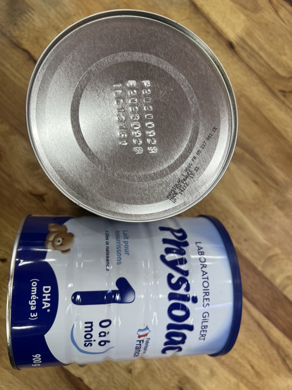 Sữa bột Physiolac số 1, 2, 3 900g [Date 2023]