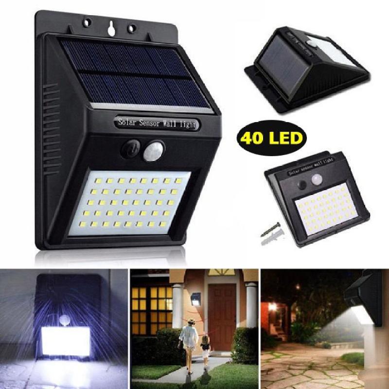 Đèn năng lượng mặt trời solar 40 LED - Solar led Siêu sáng Cảm biến Ánh sáng và Chuyển động