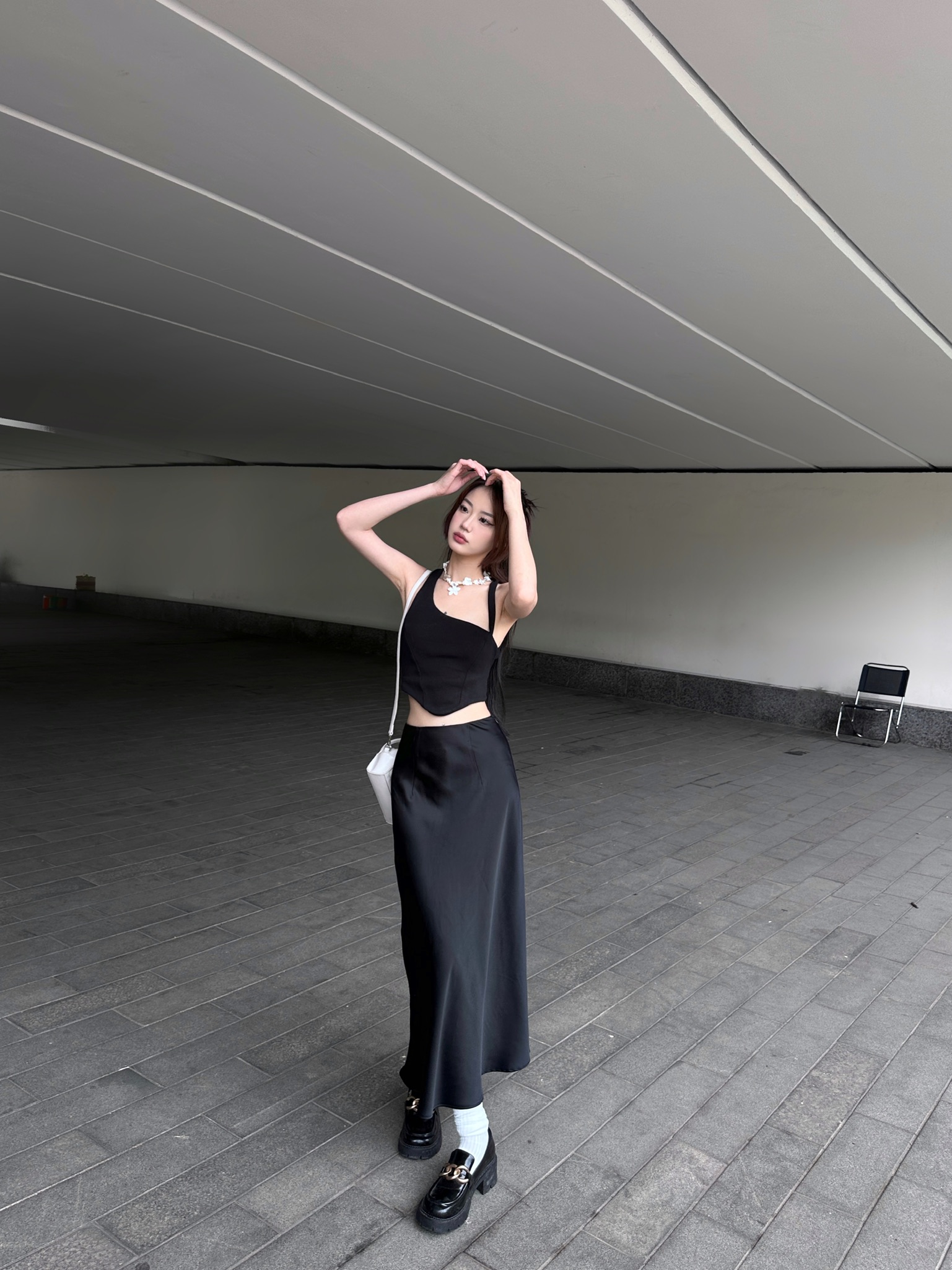 Chân váy lụa dài | LANA SKIRT - CLÉLIE