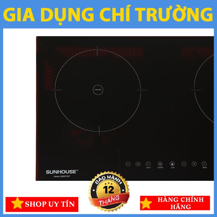 [BẾP TỪ ĐÔI LẮP ÂM] Sunhouse SHB9111MT BH 03 năm