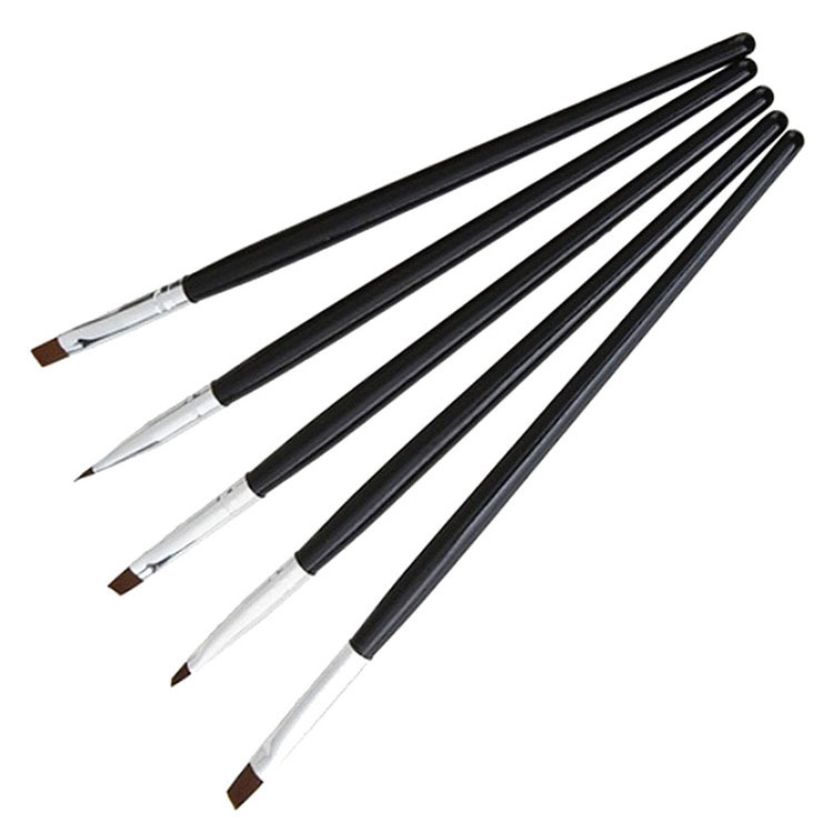 Set cọ đắp gel 5 cây đủ size HN08