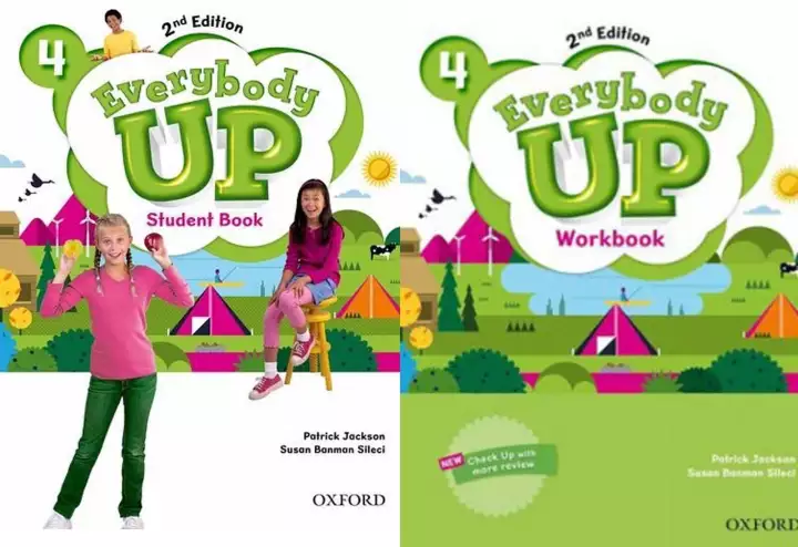Bộ Everybody Up 4 2nd Edition (sách học + bài tập)