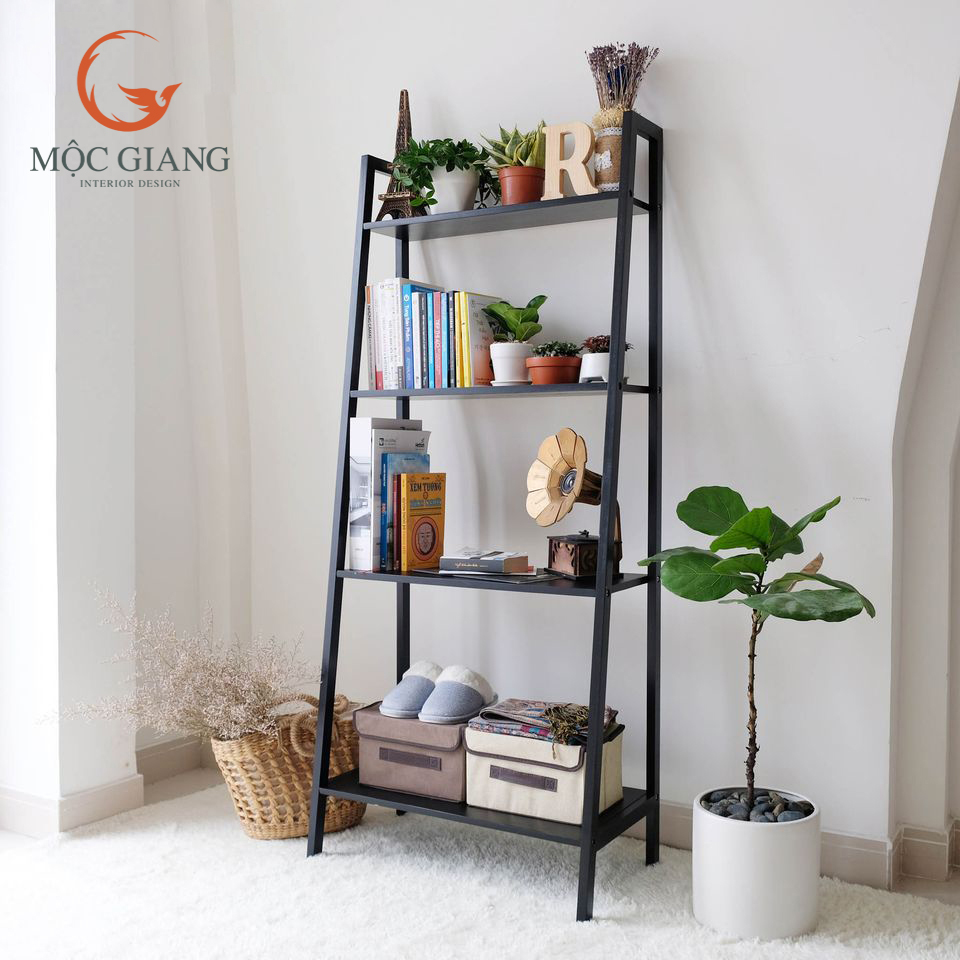 Kệ Sách 4 Tầng, Kệ Gỗ Đa Năng 4 Tầng