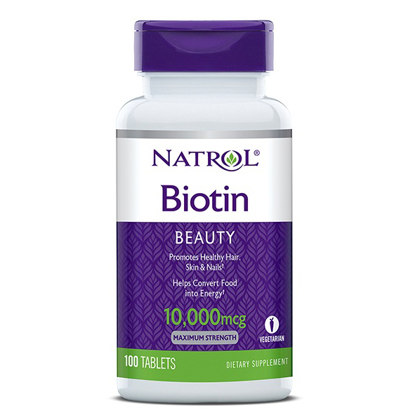 Viên uống mọc tóc Natrol Biotin 100 viên