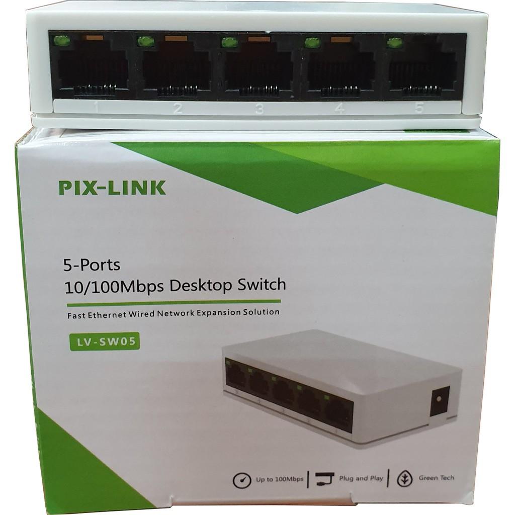 Bộ chia mạng 5 cổng Pix Link LV-SW05