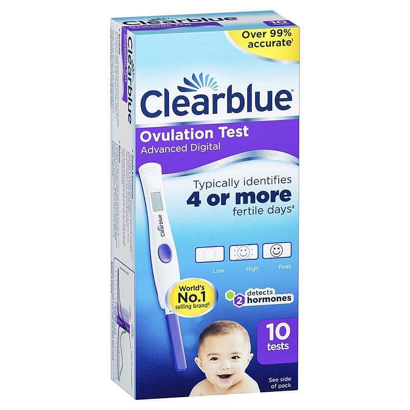QUE THỬ RỤNG TRỨNG CLEARBLUE 4 or more