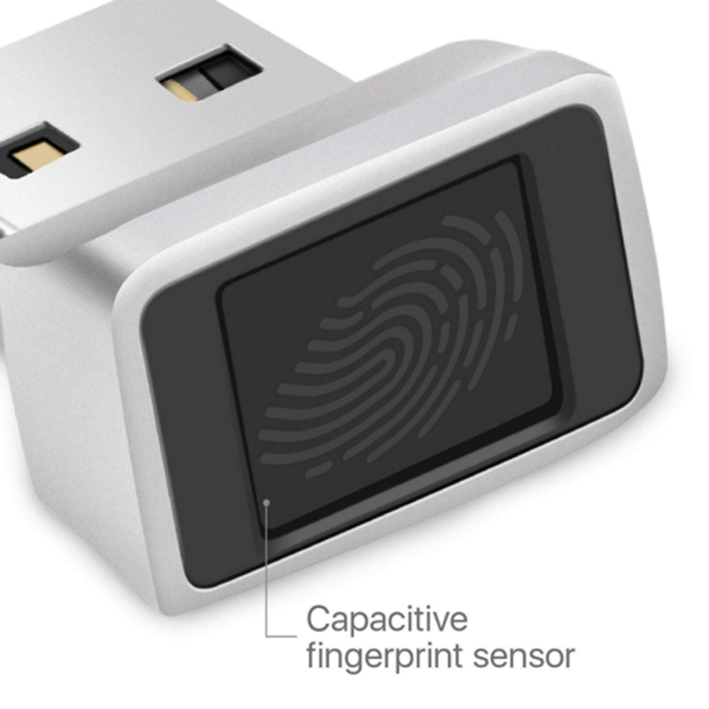 USB Fingerprint Reader for Windows Security Key Biometric Fingerprint Scanner Sensor Module for Instant Contact Easy