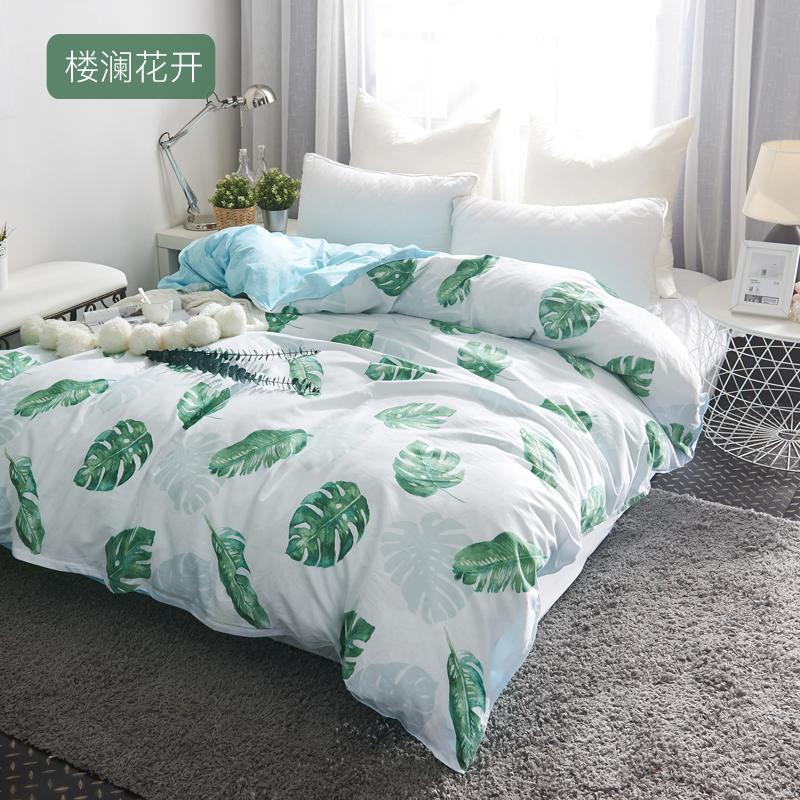 Vỏ Chăn Đơn Chiếc 100% Cotton 100% 100% Cotton Vỏ Chăn Vỏ Chăn Duy Nhất Hai Người Ký Túc Xá Sinh Viên 1.8 M 1.5m Giường 200X230