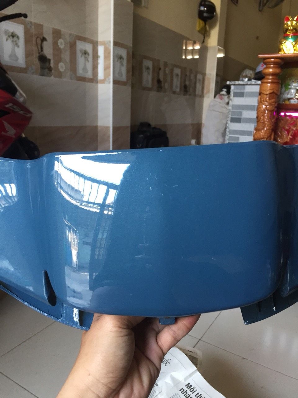 Dàn áo Wave 110 màu xi măng