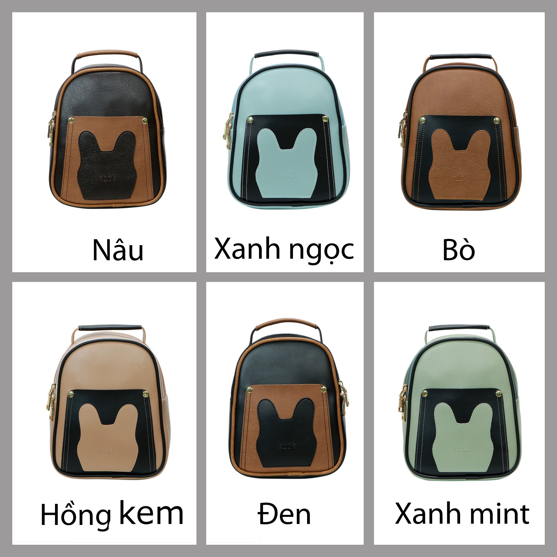 Balo nữ mini thỏ thời trang BL76 CNT nhiều màu