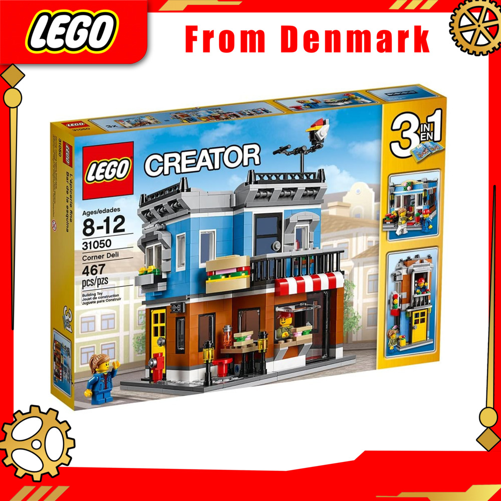 100 Original LEGO Creator Corner Deli 31050 467 pieces guaranteed genuine Genuine From DenmarkEducational toys High end toys Genuine Lego Lazada PH