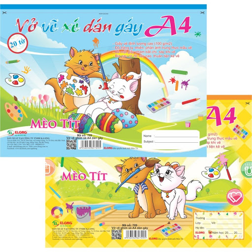 Sổ vẽ sketchbook A4 gáy dán