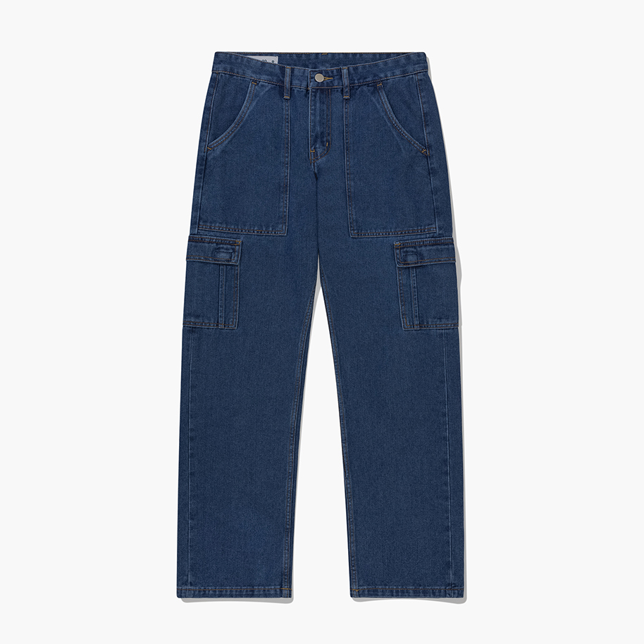 Quần jean Owlbrand Cargo V2/Xanh đậm