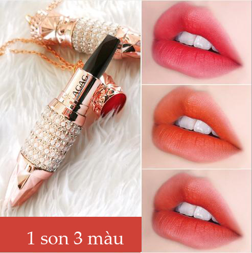 [HCM]Son Môi 3 Màu Agag xinh lung linh màu sắc thời trang