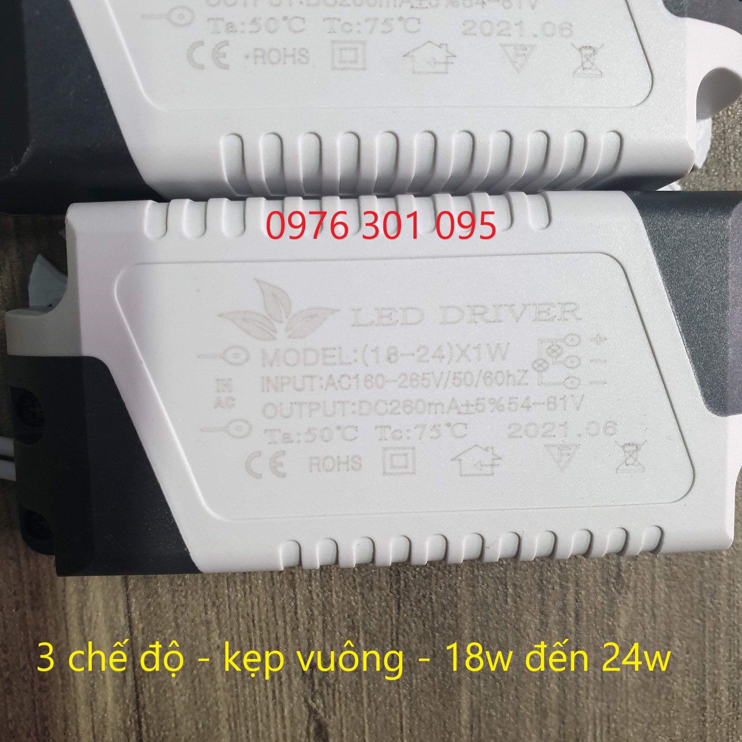 [ 5 ] Tăng Phô Đèn Led 3 Màu 18w đến 24w