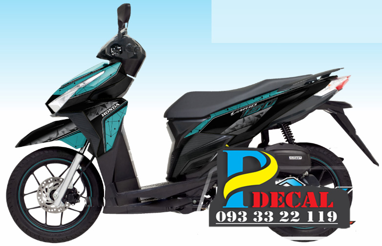 Tem Rời Vario 150 Xanh Đen Đời 2017 - MS 30126