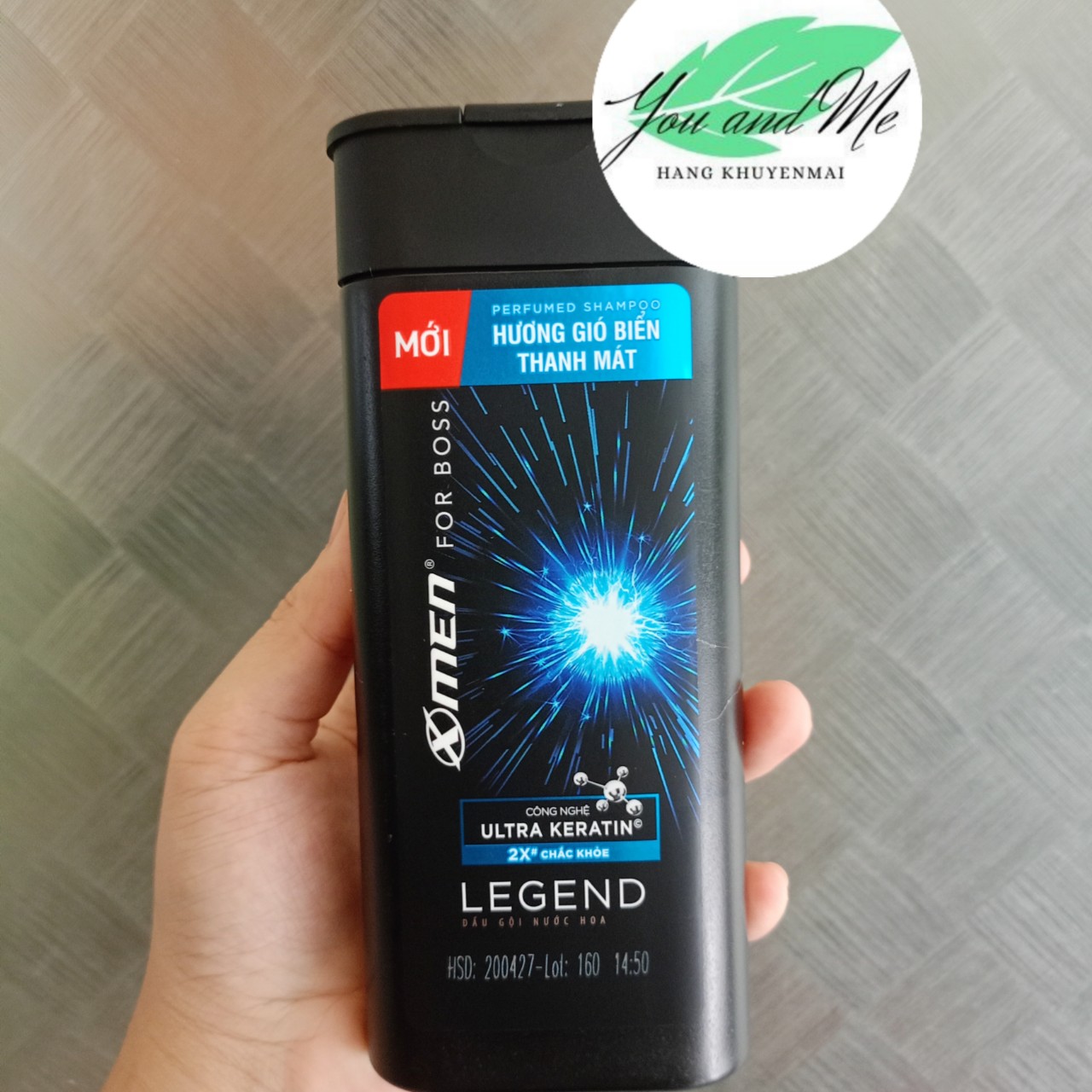 (Combo 2x150g hàng khuyến mãi) Dầu Gội Nước Hoa XMen For Boss Intense/ Legend
