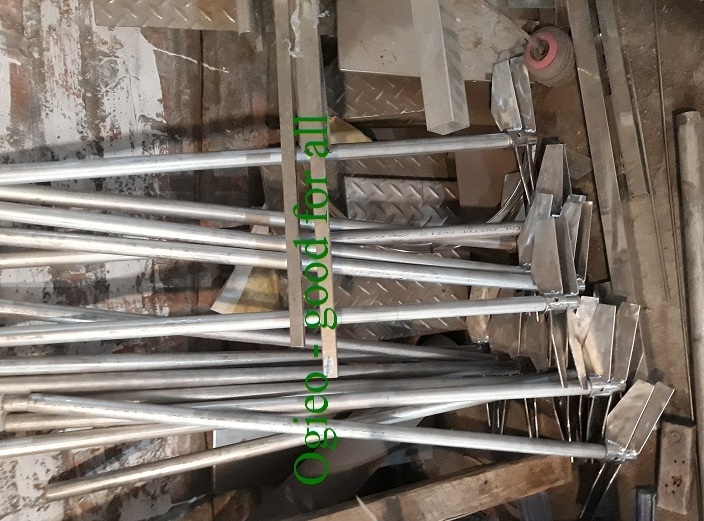 Trục cánh khuấy inox 2 tầng cánh