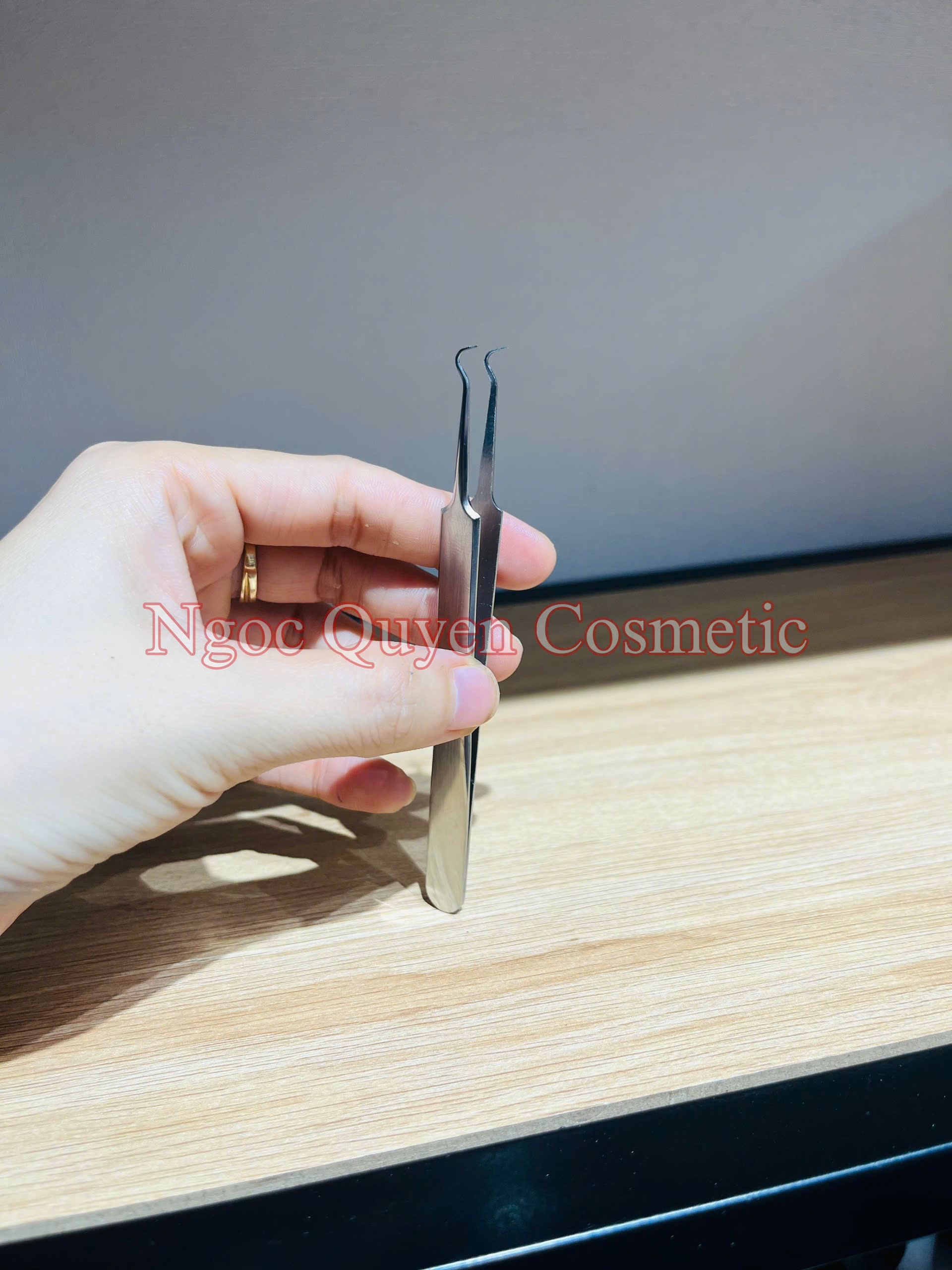 Nhíp Gắp Mụn Đầu Cong -Nhíp Lấy Mụn Spa Đa Năng