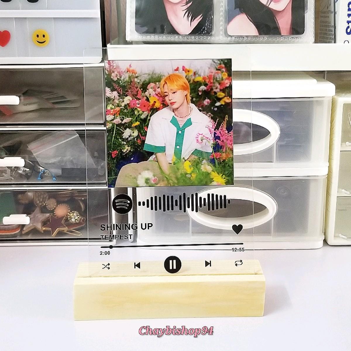 Khung mica Spotify Tempest Hanbin (khung ảnh trang trí)