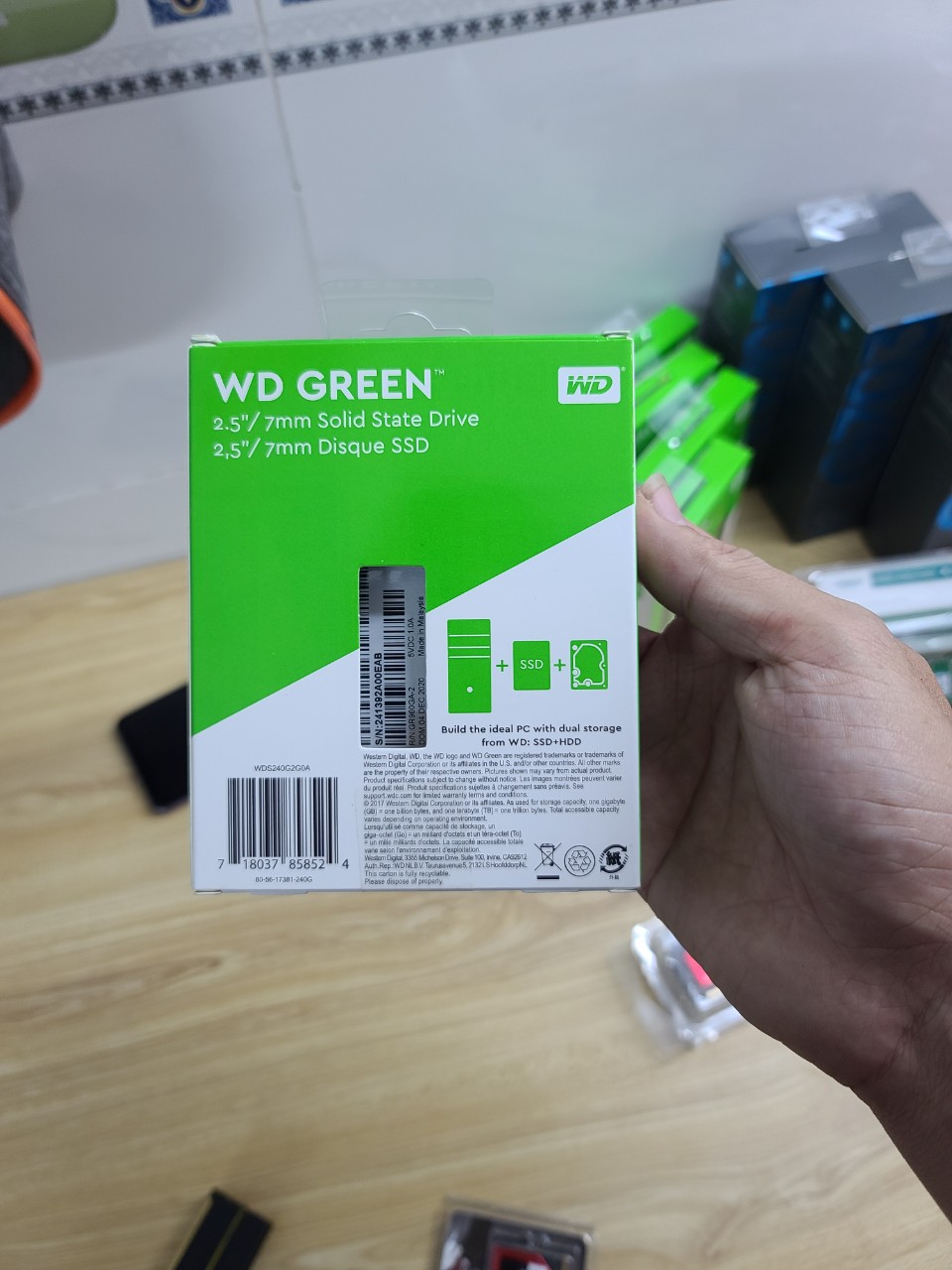 ssd 240gb hãng western bảo hành 36 tháng
