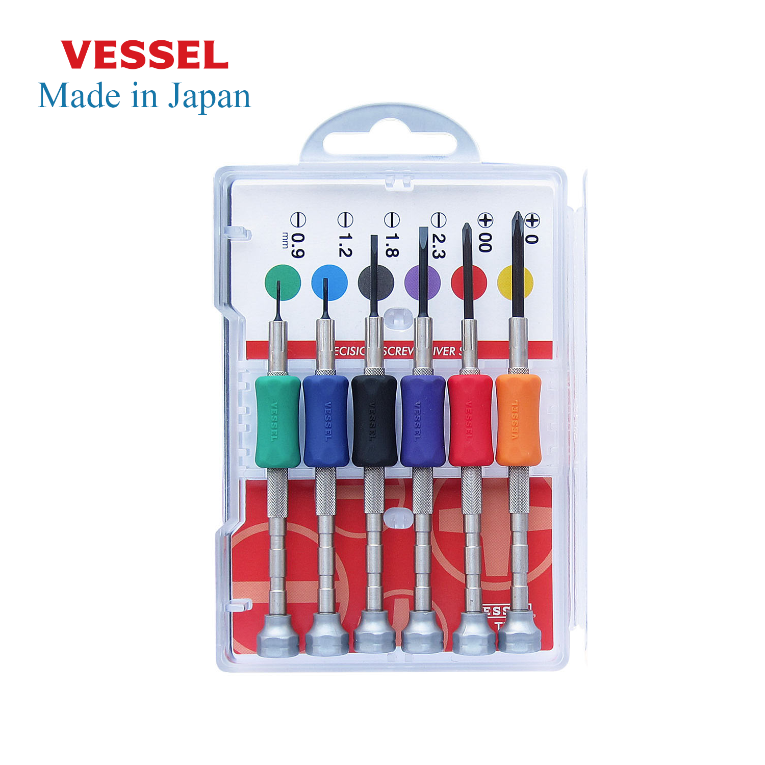 Bộ tô vít chính xác No.TD-56 (6 cái) Vessel (Nhật Bản)