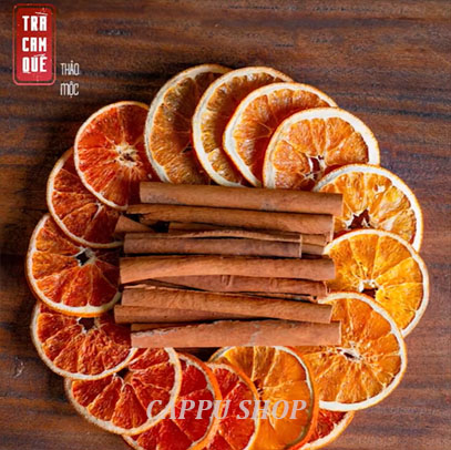 Set 30 gói Trà Cam Quế Thảo Mộc (Hoa hồng- Cam- Quế cây- Long nhãn- Táo lát)