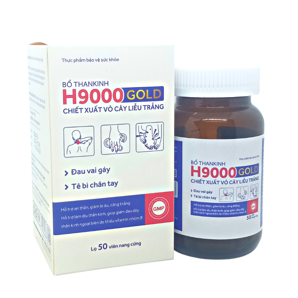 hcm bổ thankinh h9000 gold giảm lo âu căng thẳng đau nhức đầu bổ thần kinh 5