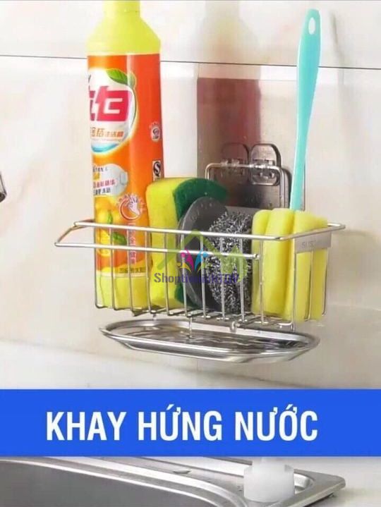 Giá kệ để dẻ rửa bát gắn tường