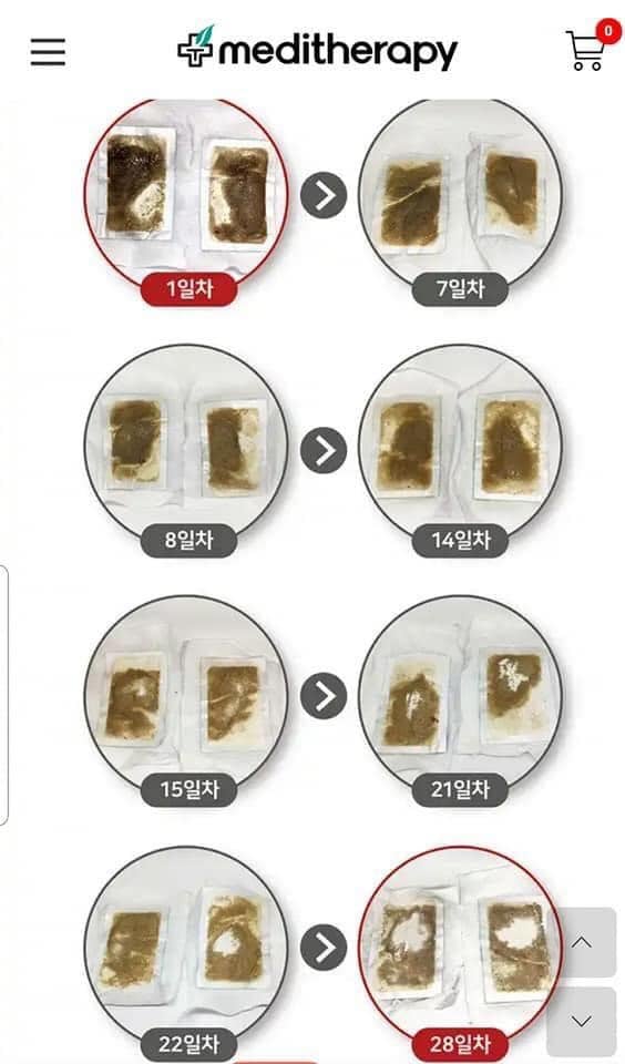 Korean Healing Patch Detox Patch That Absorbs Toxins from the Soles of the Feet
