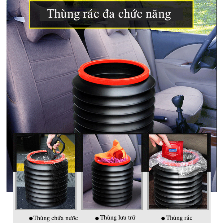 [HCM]Thùng đựng đồ đa năng xếp gọn dung tích 4 lít RS3602