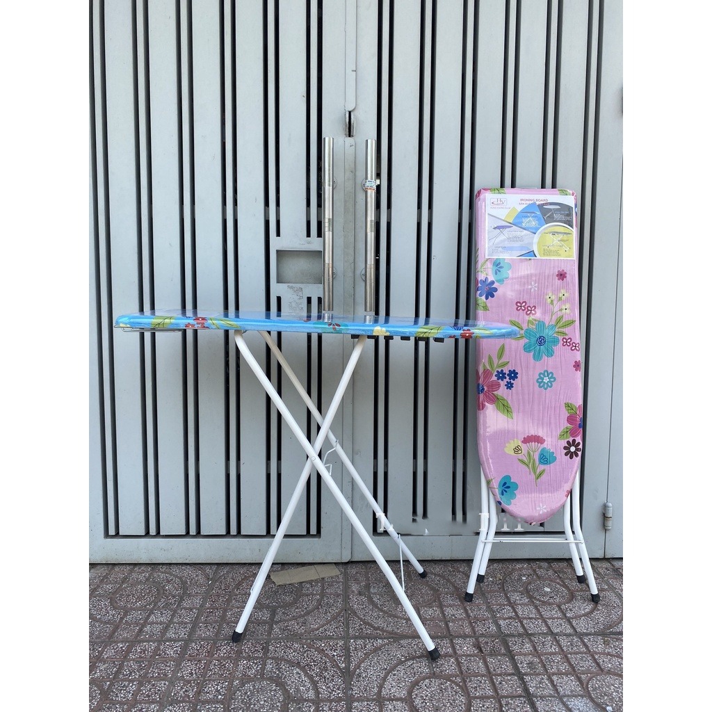 [tặng móc] BÀN ĐỂ ỦI QUẦN ÁO DẠNG ĐỨNG - Ngồi (có khay để bàn ủi)
