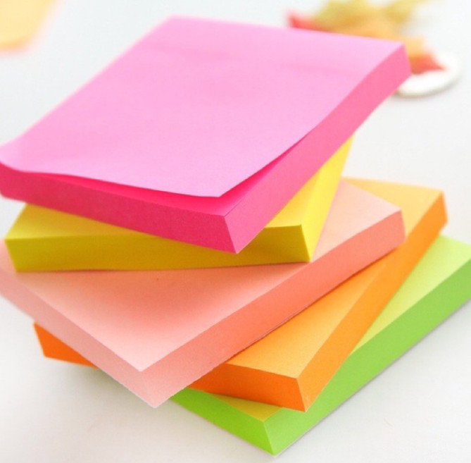 [HCM]Giấy note dạ quang 3 x 3 Pronoti 7.6 x7.6cm [giấy nhắn ghi chú]